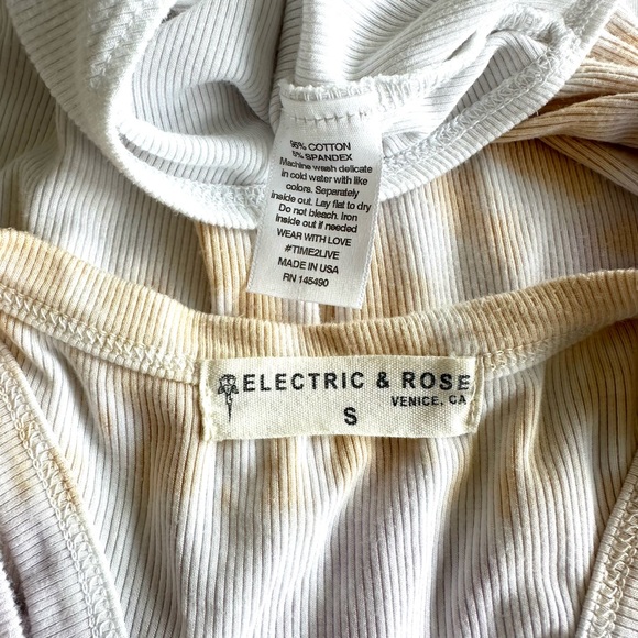 Revolves Electric & Rose Tie Dye Tank Bodysuit - Picture 8 of 12